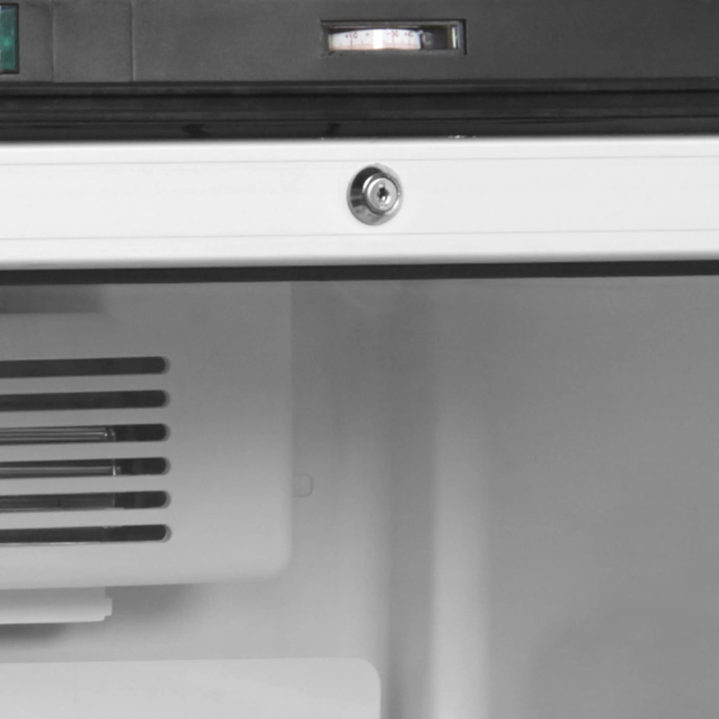Tefcold FC1830 White Upright Single Glass Door Display Fridge 358 Litres