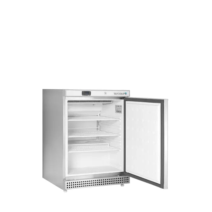 Tefcold UR200X1 Undercounter Stainless Steel Single Door Fridge 129 Litres