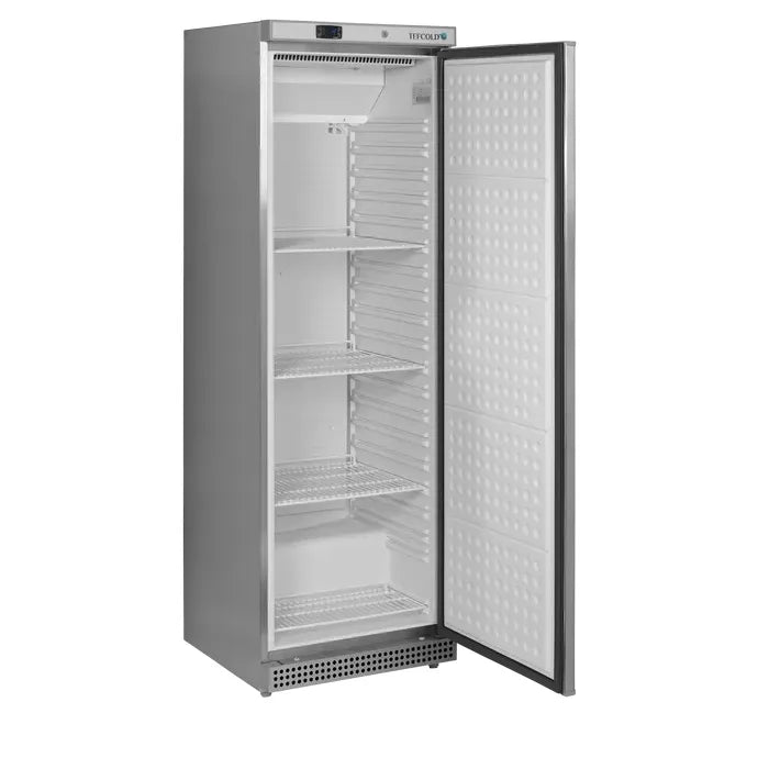 Tefcold UR400X1 Stainless Steel Single Door Fridge 361 Litres