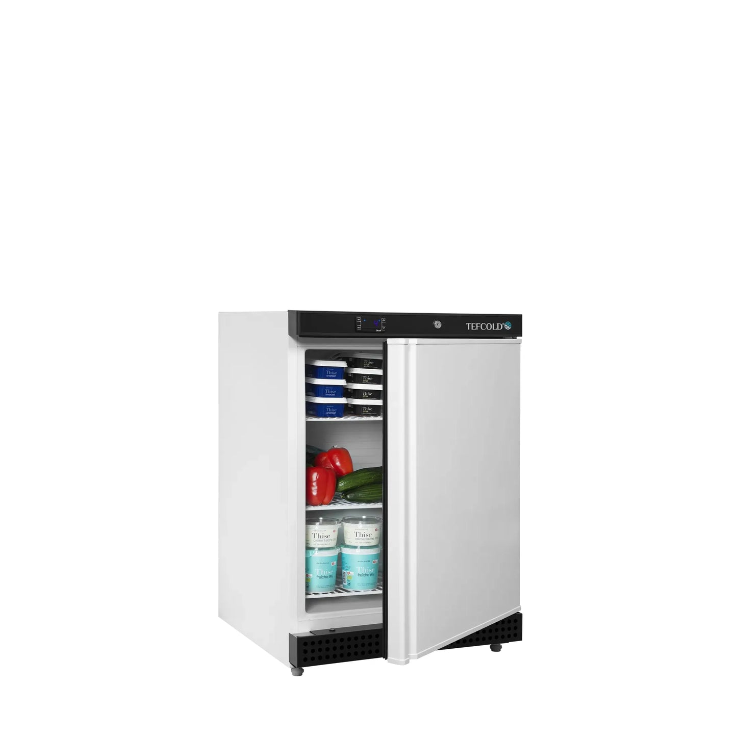 Tefcold UR200W1 Undercounter White Single Door Fridge 136 Litres