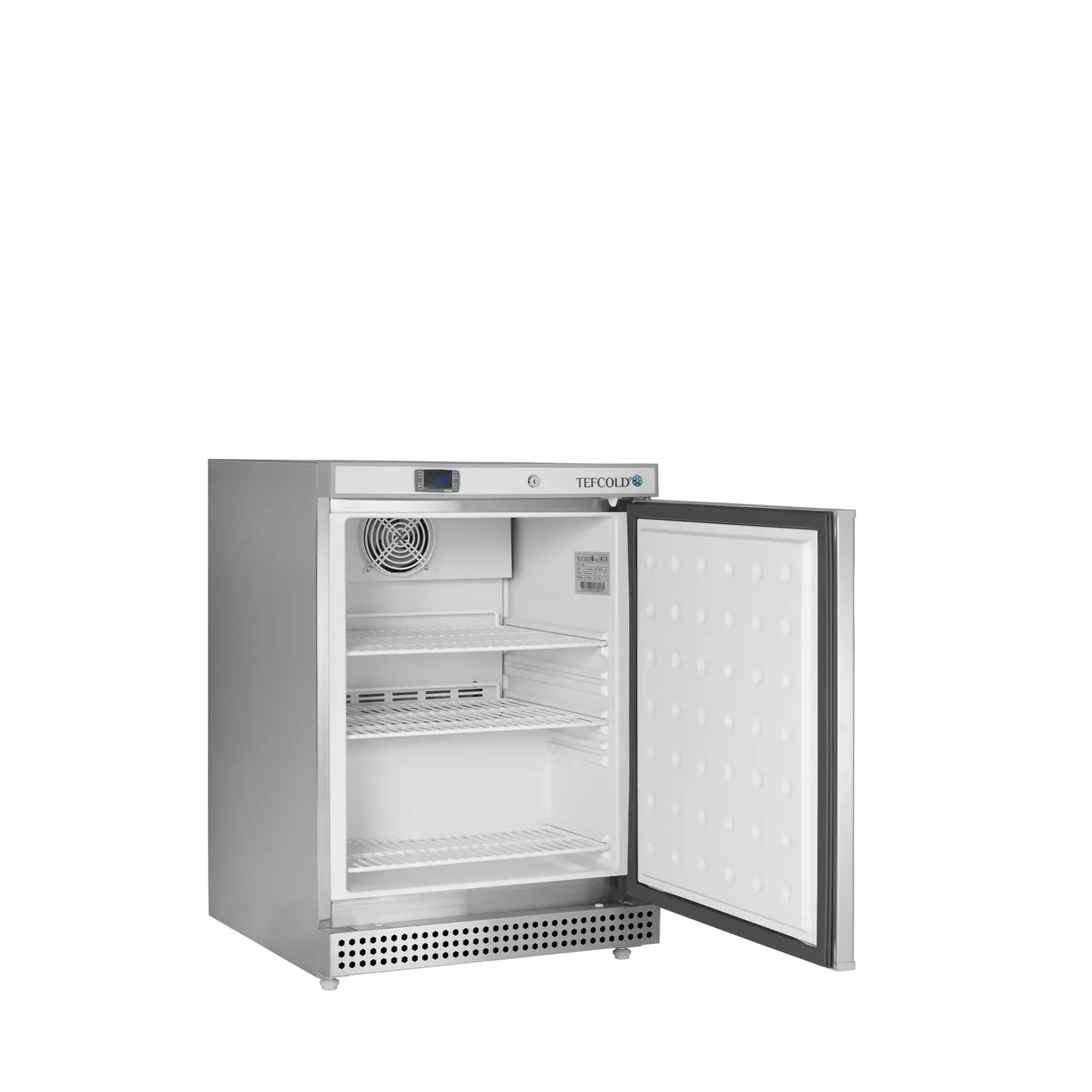 Tefcold UF200VS Undercounter Stainless Steel Single Door Freezer 200 Litres