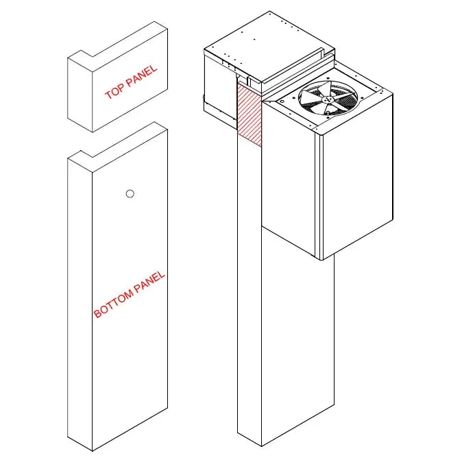 Tefcold CRPF2427 Walk In Chiller Coldroom 2400mm x 2700mm.