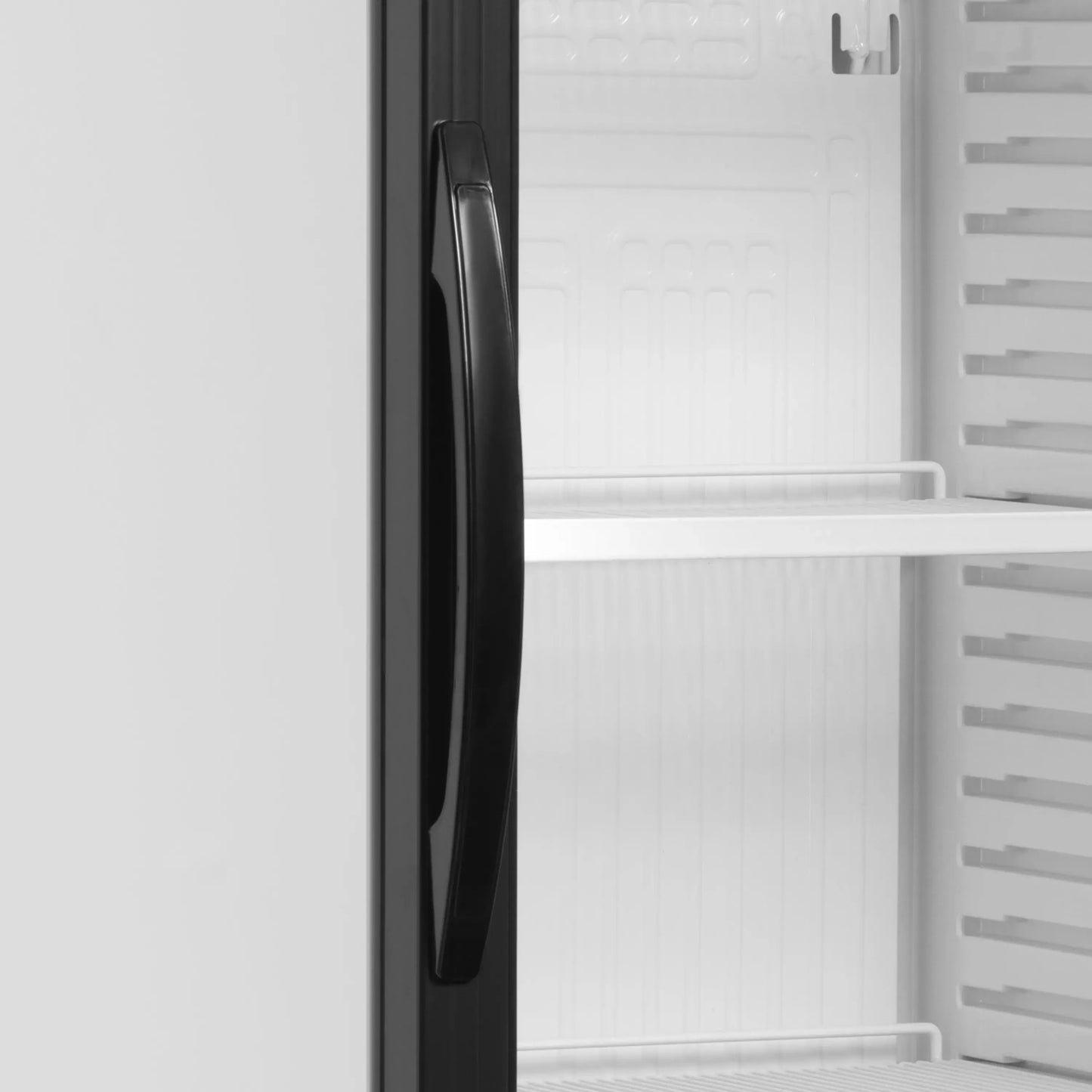 Tefcold SC381 White Upright Single Glass Door Display Fridge 372 Litres