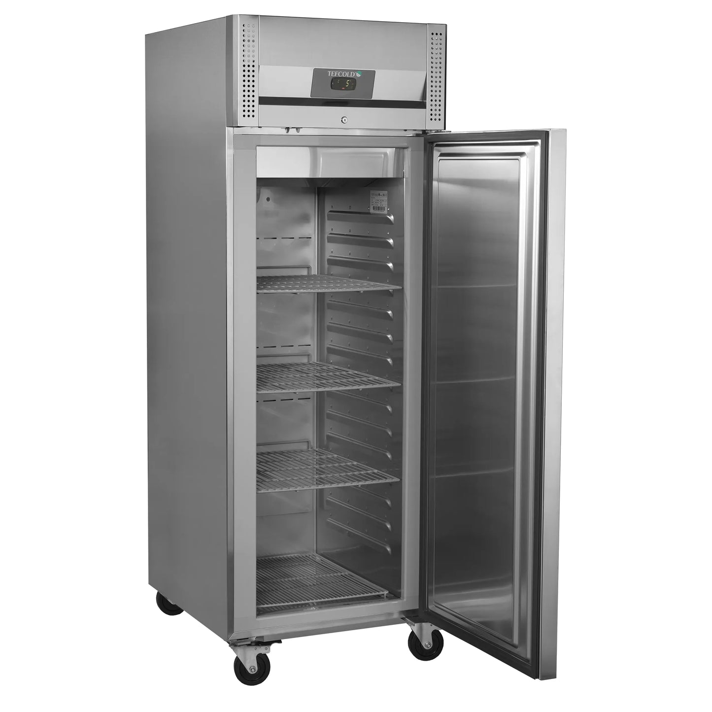 Tefcold RK710X1 Stainless Steel Upright Single Door Meat Chiller 559 Litres