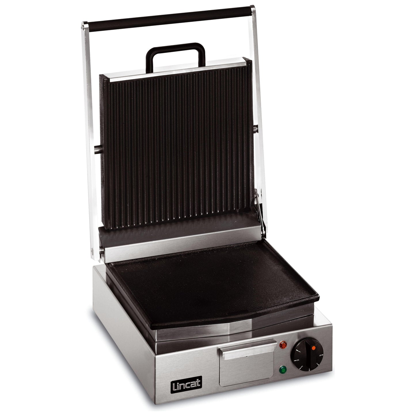 Lincat LRG Lynx 400 Electric Ribbed & Smooth Plate Countertop Contact Grill 2.25kw.