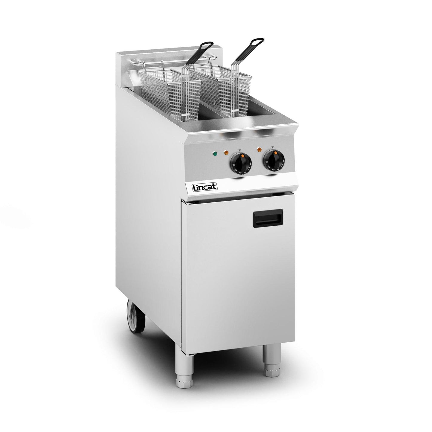 Lincat Opus 800 OE8105 Twin Tank Basket Electric Fryer 19 Litres.