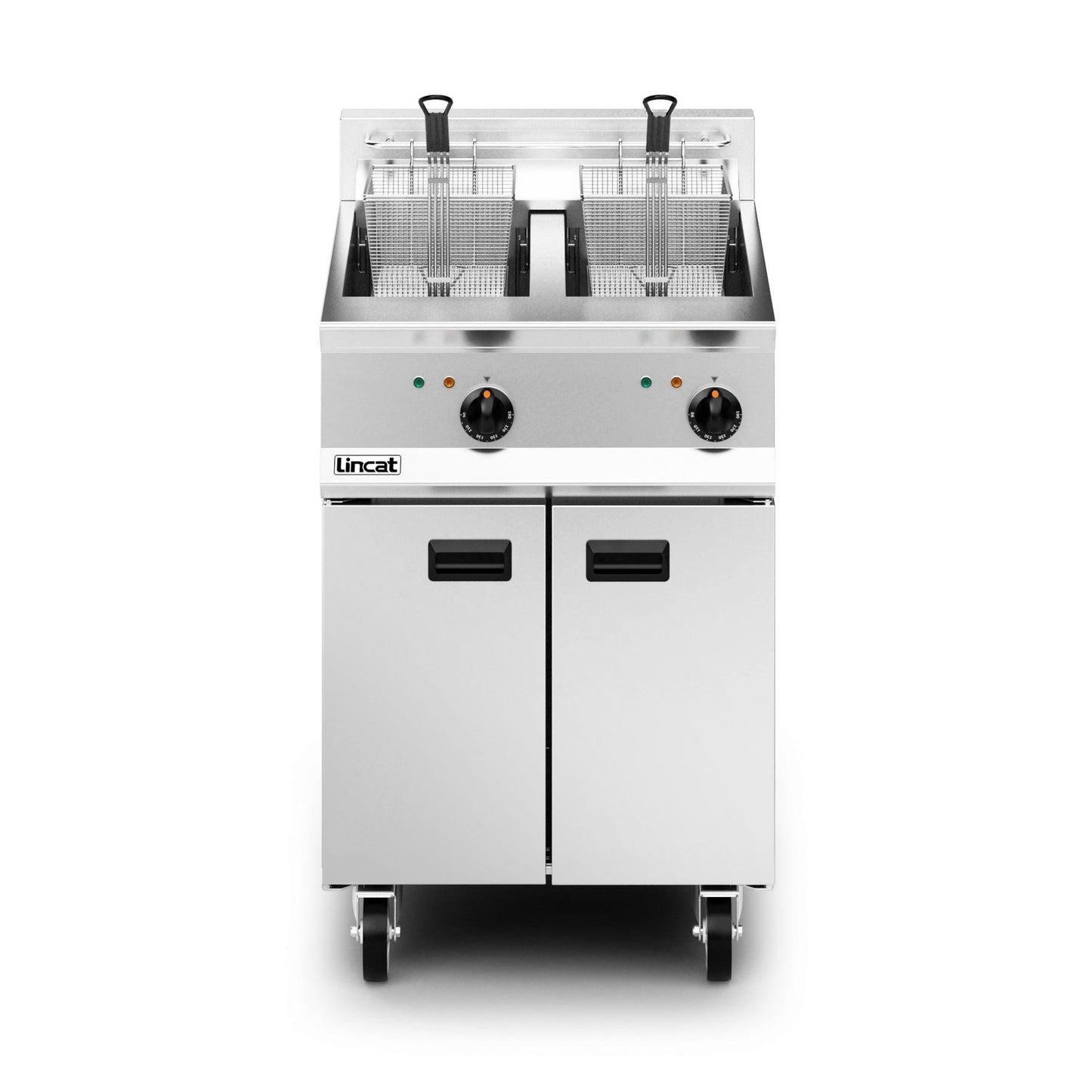 Lincat Opus 800 OE8113 Twin Tank Basket Electric Fryer 34 Litres 24kw.