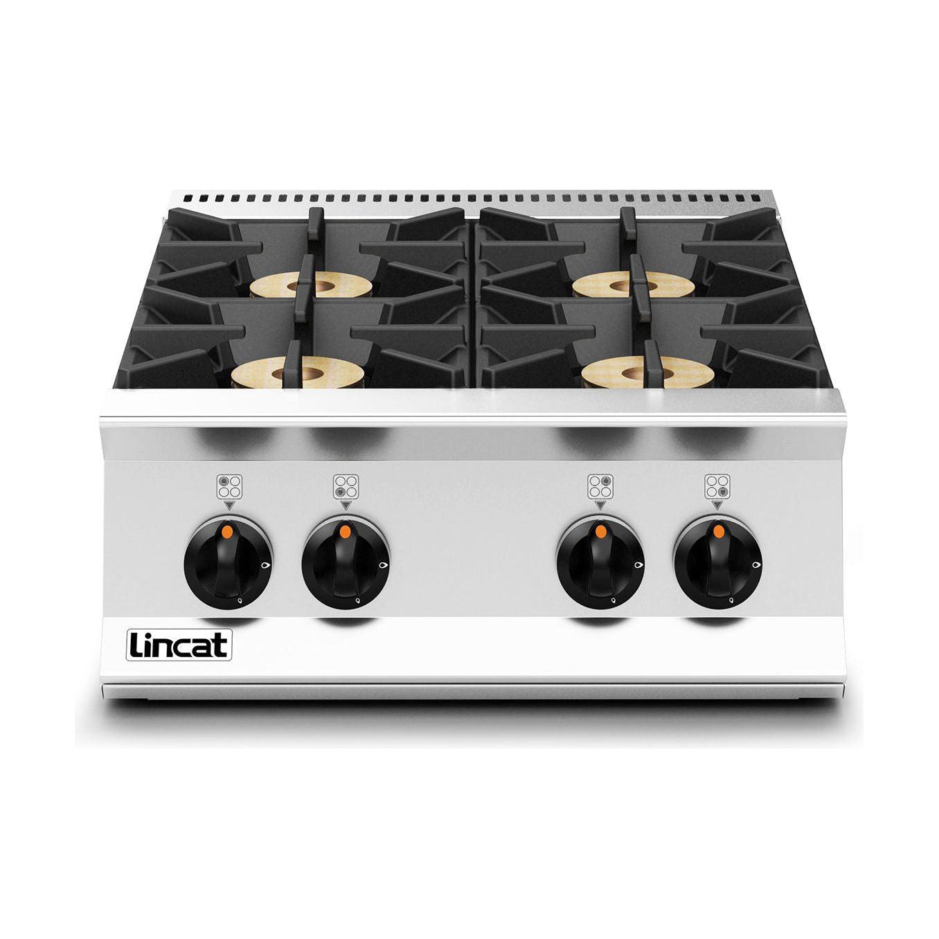 Lincat Opus 800 OG8003/N Natural Gas 4 Burner Boiling Top 30kw.