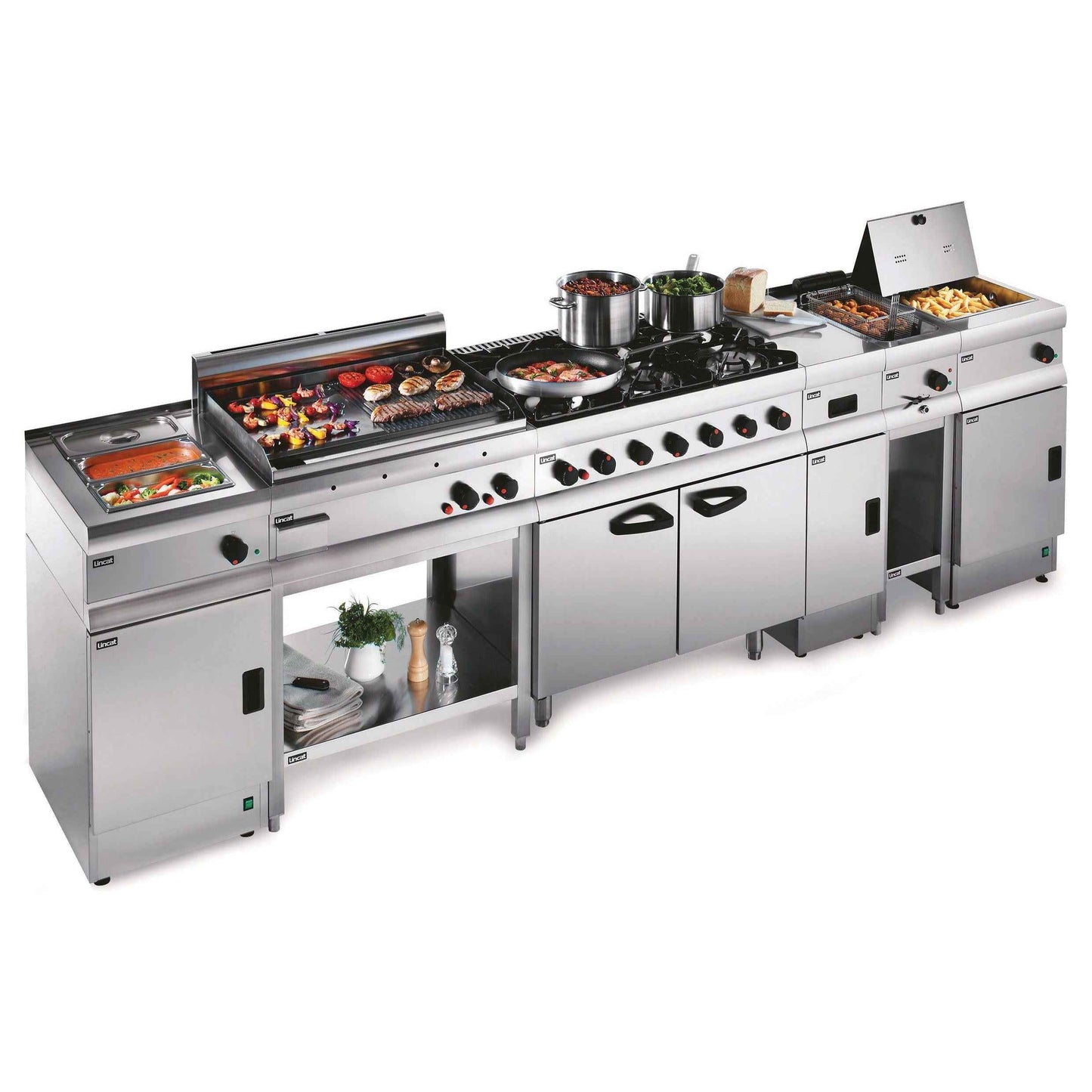 Lincat Silverlink 600 J12 Twin Tank Twin Basket Electric Fryer 18 Litres
