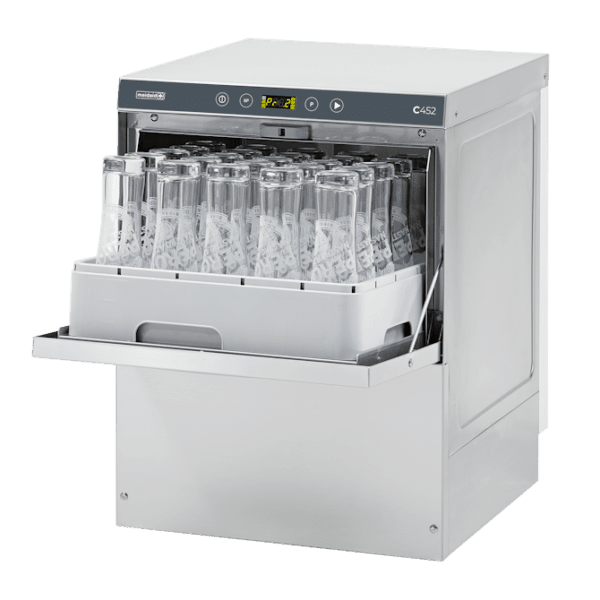 MAIDAID C452D C Range Undercounter Glasswasher With Drain Pump – 450mm Basket.