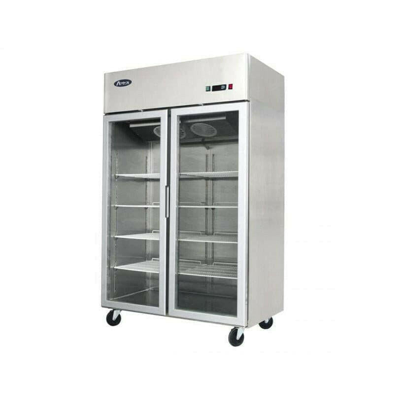 Atosa YCF9408GR Slimline Double Glass Door Upright Freezer 900 Litres - Cater-Connect Ltd
