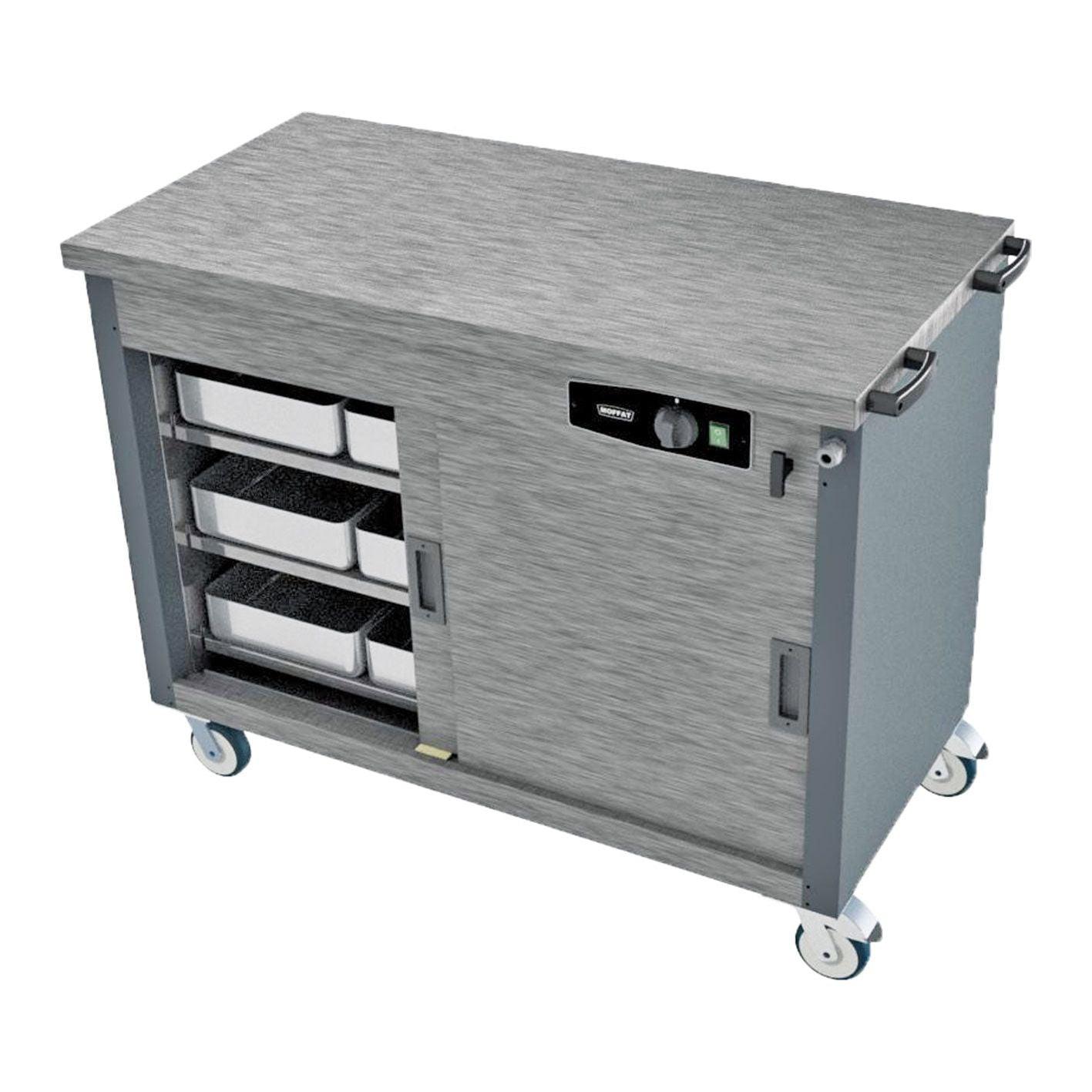Moffat MH9 Premier Mobile Hot Cupboard Servery 1124mm.
