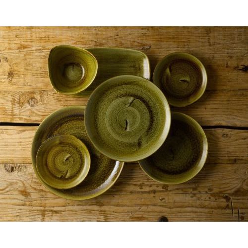 Churchill Stonecast® Chefs' Oblong Plate No.3 Olive 29.80cm Case Size 12 - Cater-Connect Ltd