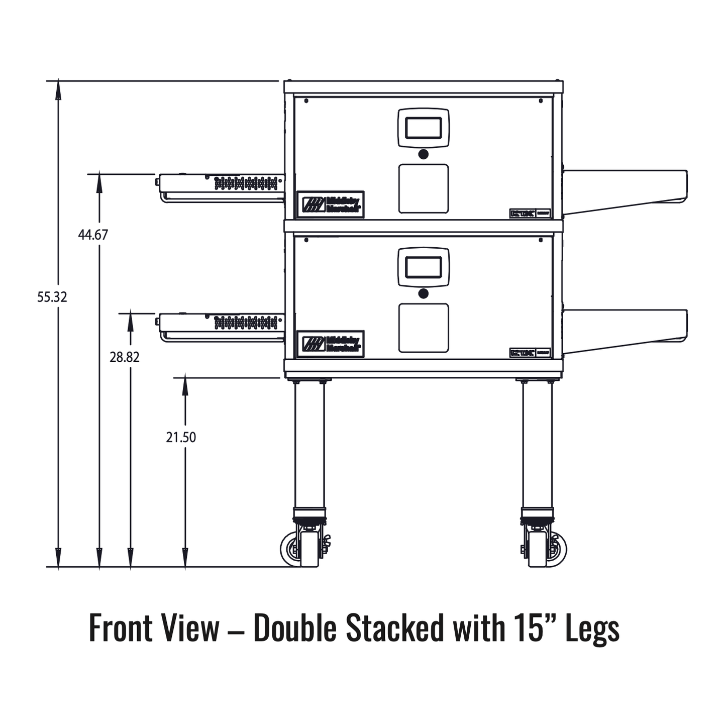 Middleby Marshall DZ331 Electric Conveyor Pizza Oven 31" - Cater-Connect Ltd