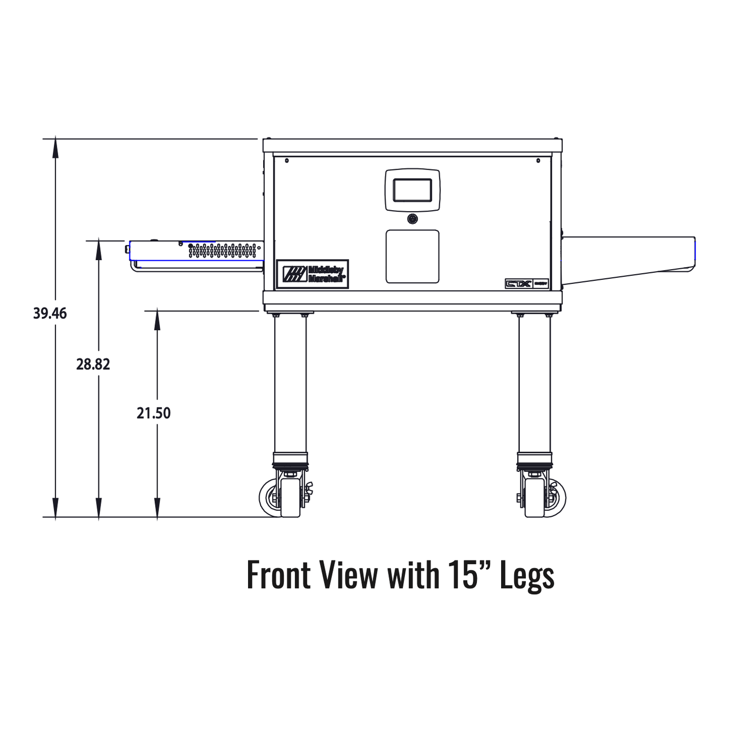 Middleby Marshall DZ331 Electric Conveyor Pizza Oven 31" - Cater-Connect Ltd