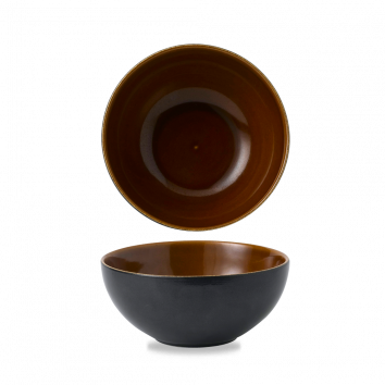 Churchill Nourish Tokyo Black Noodle Bowl 23cm Case Size 12 - Cater-Connect Ltd