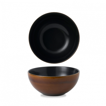 Churchill Nourish Siena Brown Noodle Bowl 23cm Case Size 12 - Cater-Connect Ltd