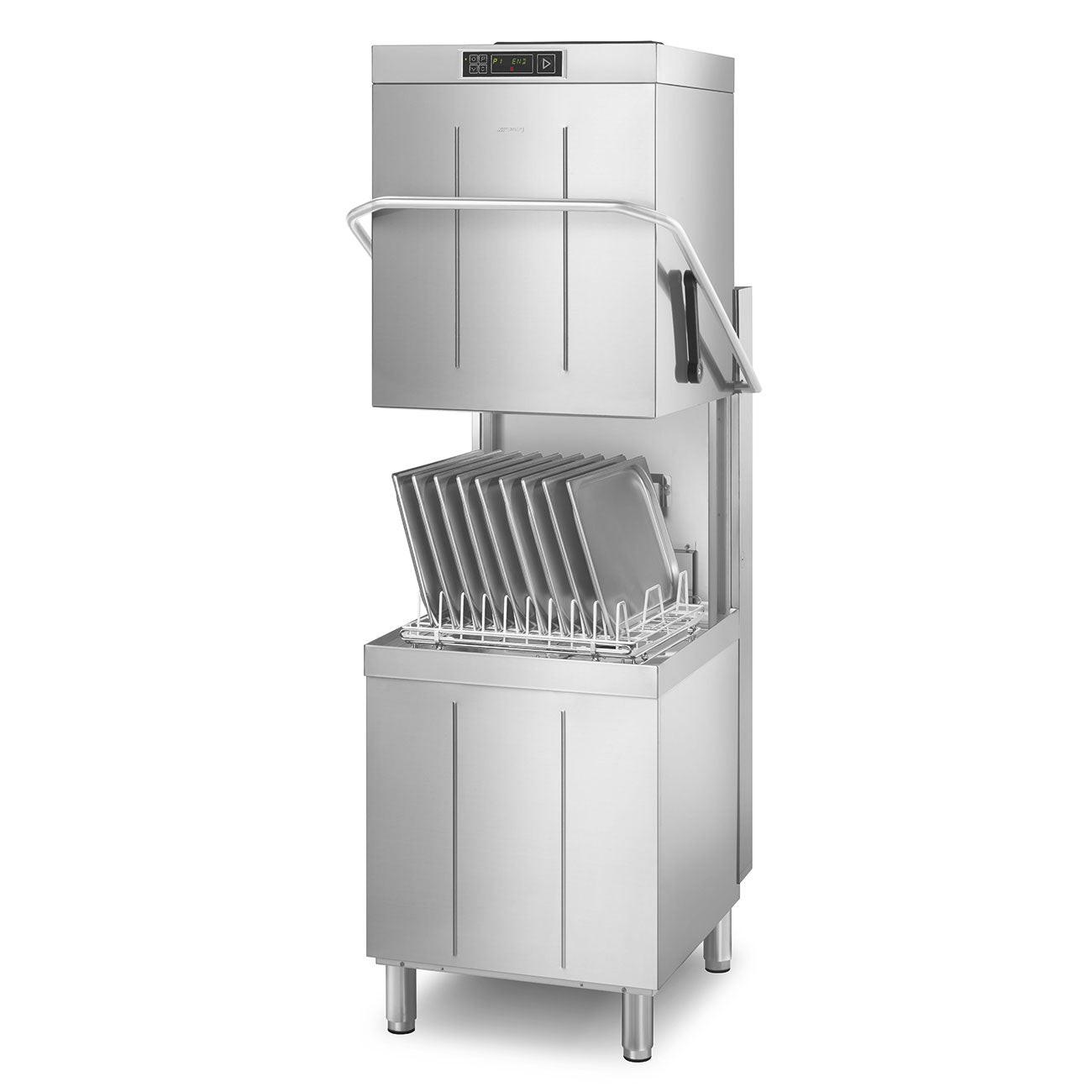 Smeg SPH515H Passthrough Easyline 500mm Basket Dishwasher With Drain Pump & Heat Recovery.