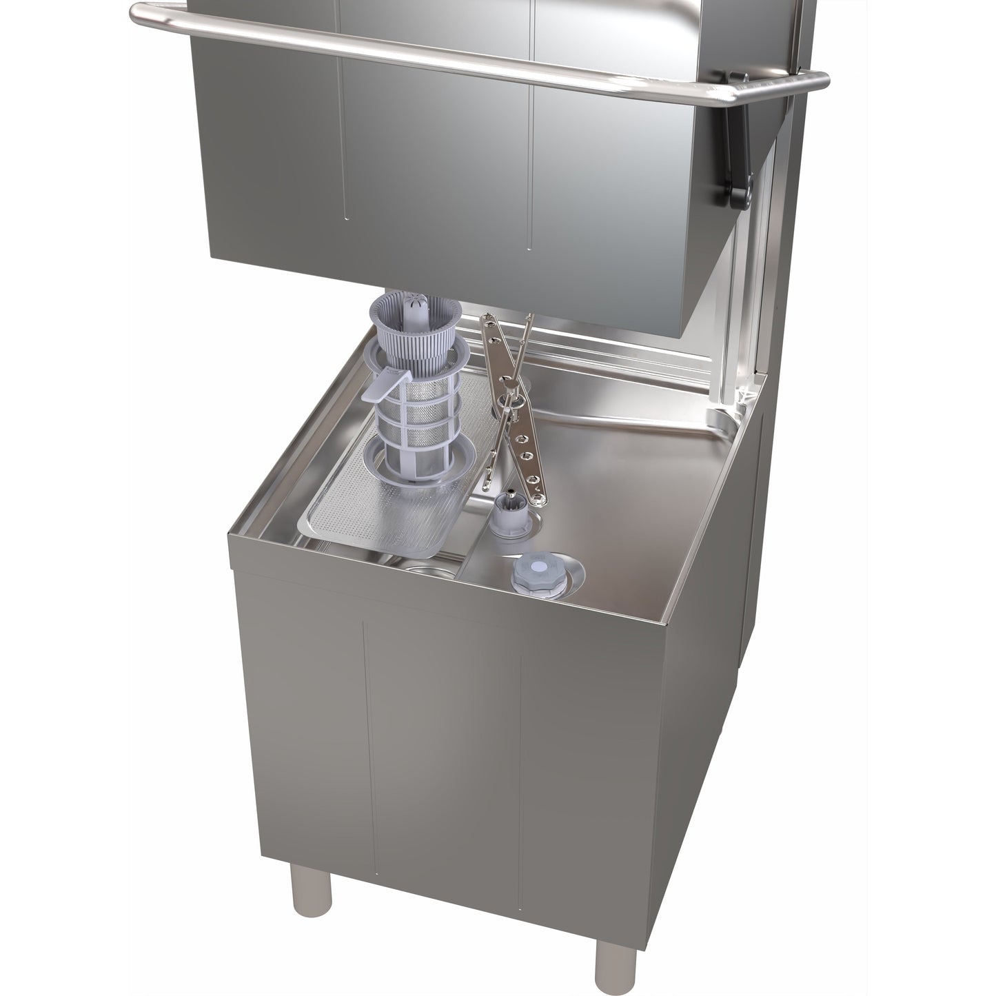 Smeg SPH515S Passthrough Easyline 500mm Basket Dishwasher With Drain Pump & Water Softener