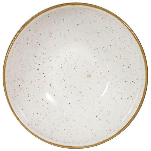 Churchill Stonecast Barley White Shallow Bowl 13cm/5.06" 9oz Case Size 12.