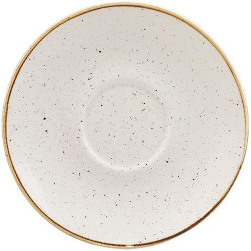 Churchill Stonecast Barley White Cappuccino Saucer 15.6cm/6.13" Case Size 12.