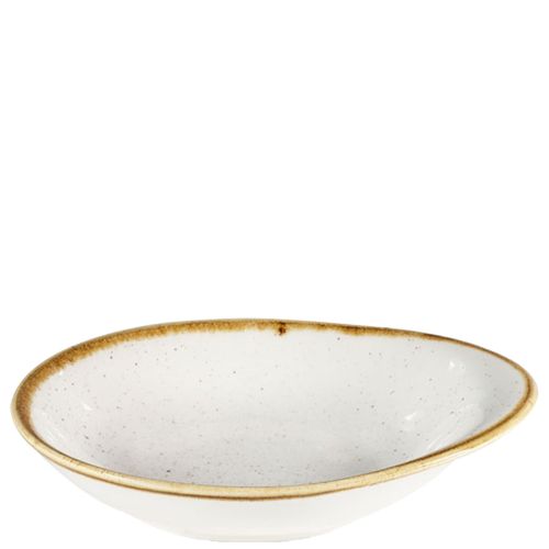 Churchill Stonecast Barley White Round Dish 18.5 x 18.5cm/6.6 x 7.25" 300ml/10.5oz Case Size 12 - Cater-Connect Ltd