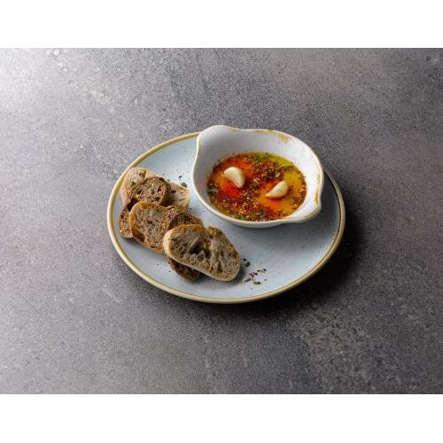 Churchill Stonecast Barley White Round Eared Dish 17.5 x 21.5cm/20.77oz Case Size 6 - Cater-Connect Ltd