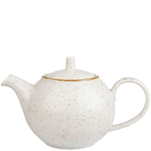 Churchill Stonecast Barley White Beverage Pot 852ml/30oz Case Size 4 - Cater-Connect Ltd