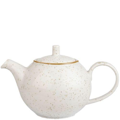 Churchill Stonecast Barley White Beverage Pot 426ml/15oz Case Size 4.