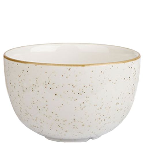 Churchill Stonecast Barley White Sugar Bowl 9.8cm/227ml Case Size 12 - Cater-Connect Ltd