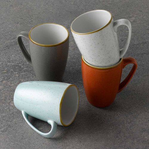 Churchill Stonecast Barley White Mug 340ml/12oz Case Size 12 - Cater-Connect Ltd