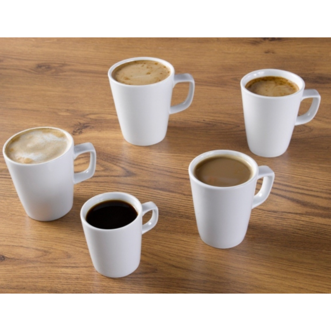 Genware Porcelain White Compact Latte Mug 28.4cl Case Size 6 - Cater-Connect Ltd