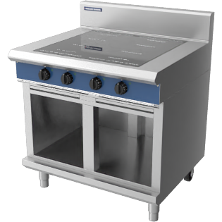 Blue Seal Evolution Series UKIN514F-C Cabinet Base Model 4 Zone Induction Hob 20kw.