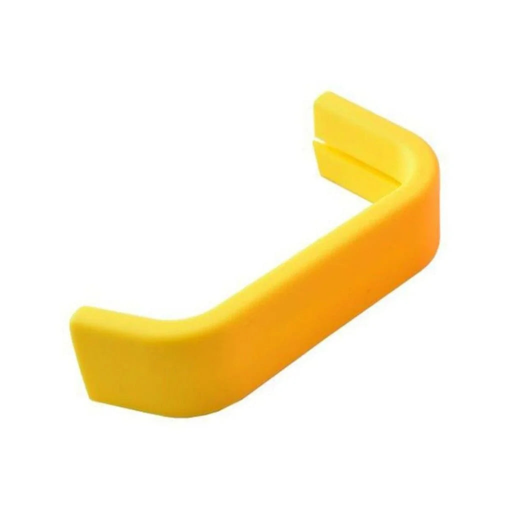 Rhinowares Yellow Silicone Grip Handle 1000ml Milk Pitchers - Cater-Connect Ltd