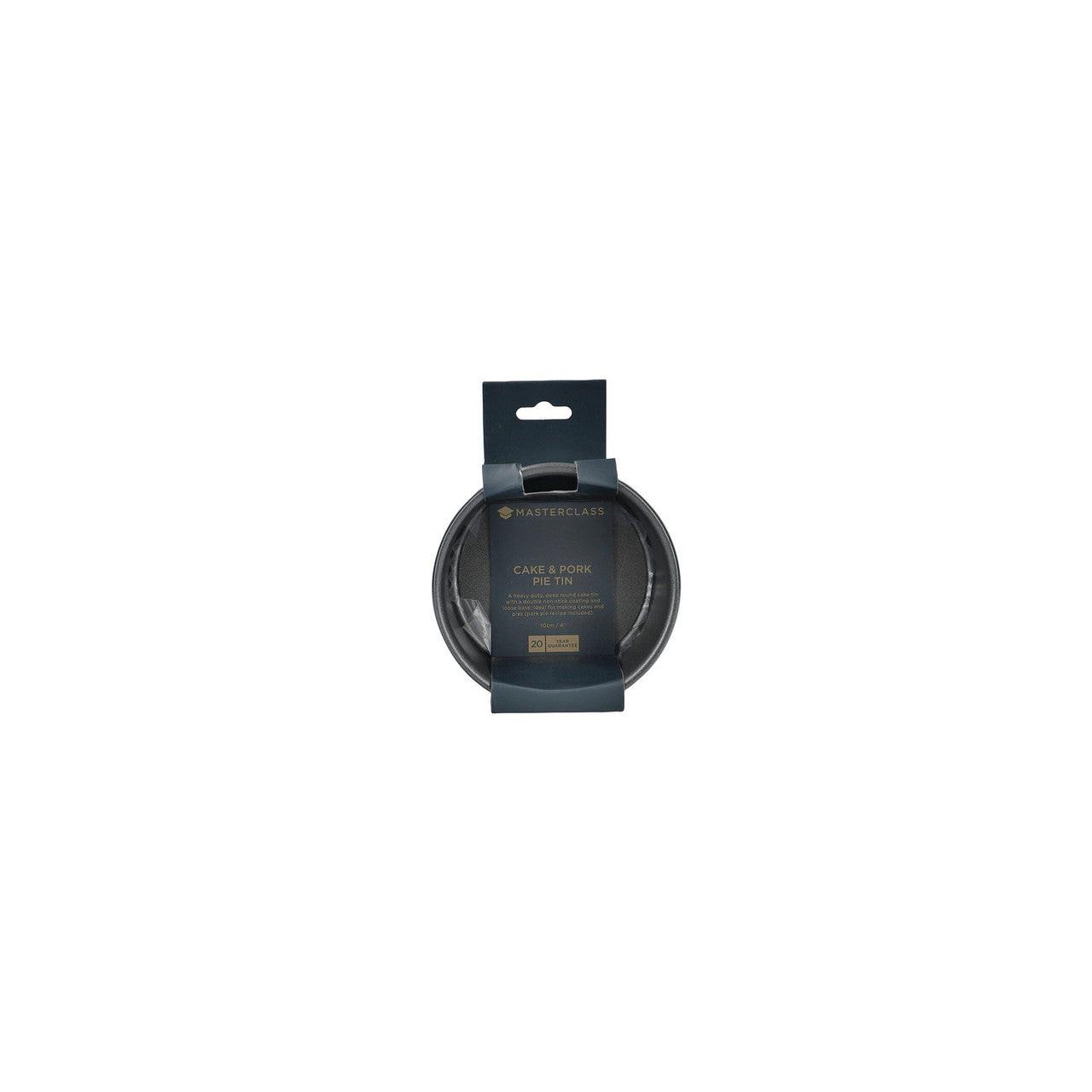 MasterClass KCMCHB30 Non-Stick Loose Base Deep Cake / Pork Pie Pan 10cm.