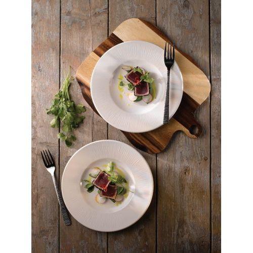 Churchill Bamboo Footed Plate White 10.25" / 26.1cm Case Size 12.