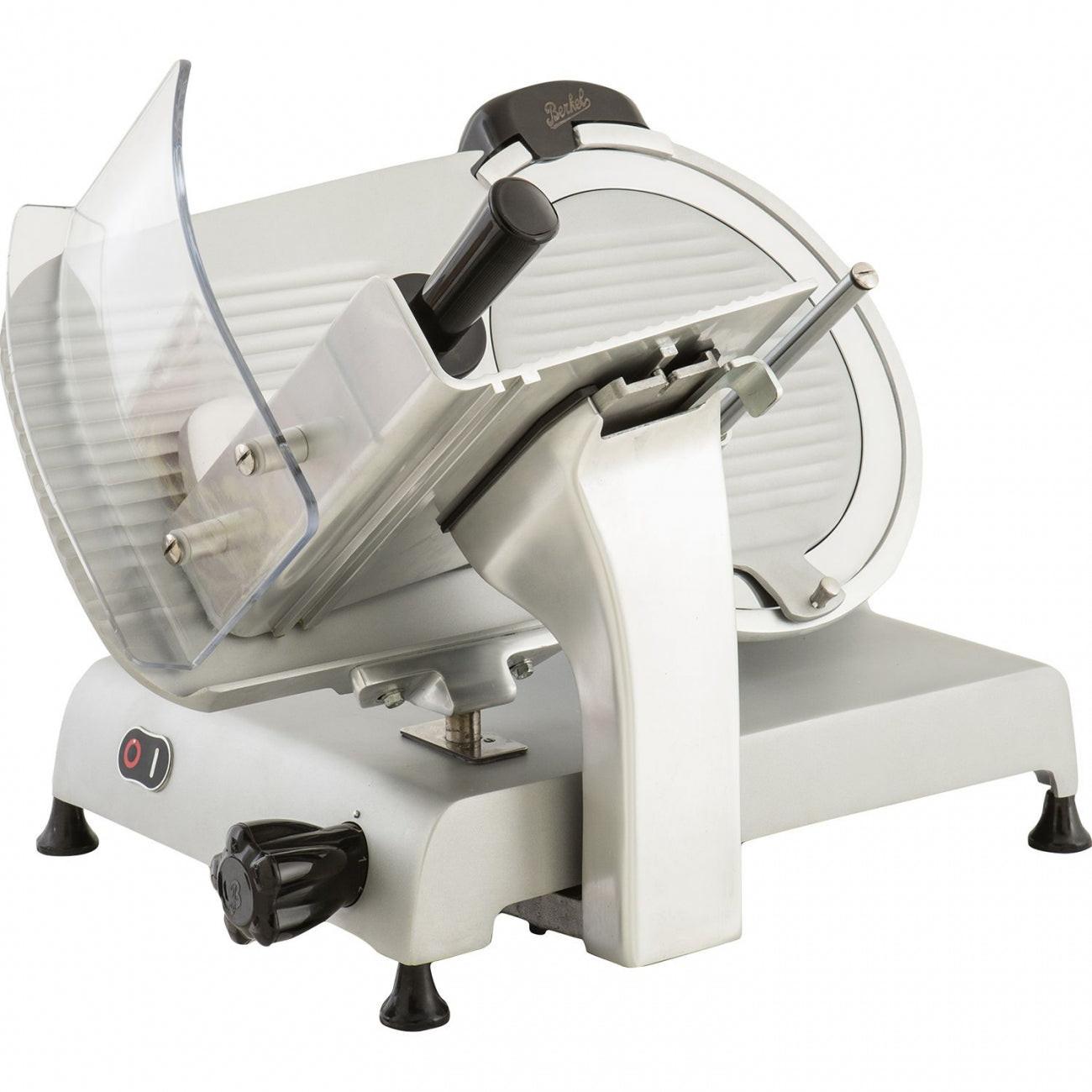 Berkel Red Line 300 Electric Teflon Grey Meat Slicer.