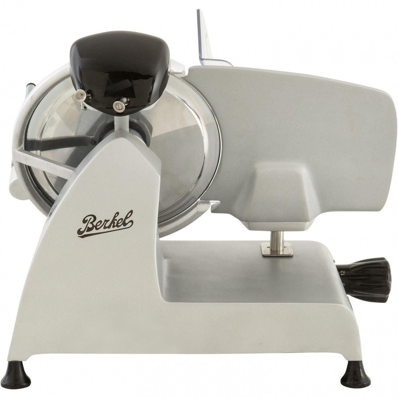 Berkel Red Line 250 Electric Teflon Grey Meat Slicer.