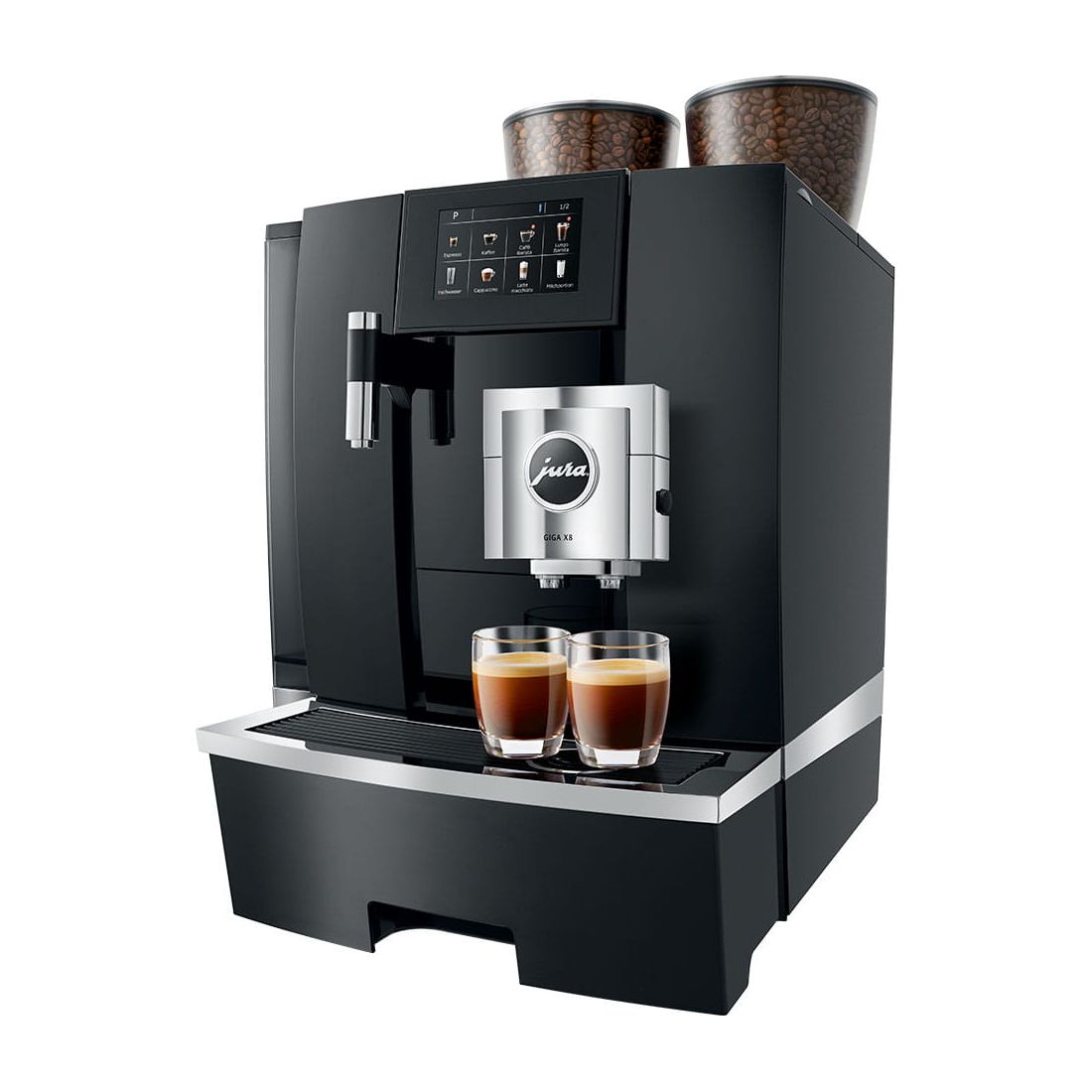 Jura Giga X8c Gen II Pro Bean To Cup Coffee Machine Black Mains Fed - Cater-Connect Ltd