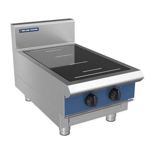Blue Seal IN512F-B Evolution Countertop Two Full Zone Induction Cooktop 450mm