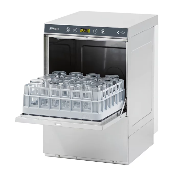 Maidaid C402 Undercounter Glasswasher With Gravity Drain