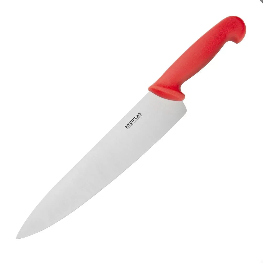 Hygiplas Chef Knife Red 25cm - Cater-Connect Ltd