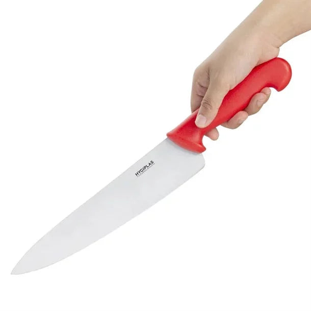 Hygiplas Chef Knife Red 25cm - Cater-Connect Ltd