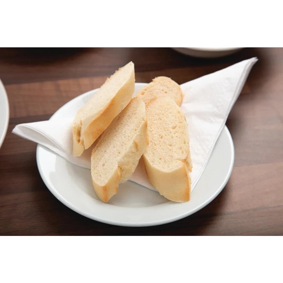 Olympia Athena Wide Rimmed Plates 165mm White Case Size 12 - Cater-Connect Ltd