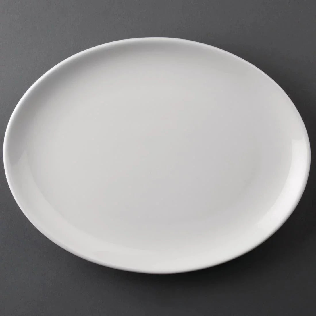 Olympia Athena Hotelware Oval Coupe Plates 254 x 197 mm Case Size 12 - Cater-Connect Ltd
