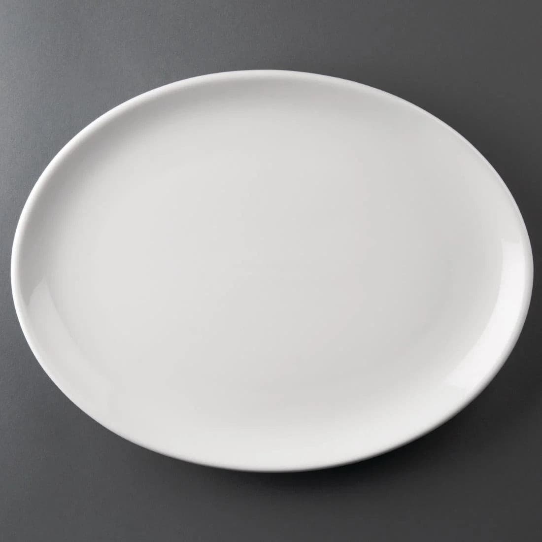 Olympia Athena Oval Coupe Plates 305 x 241mm Case Size 6 - Cater-Connect Ltd