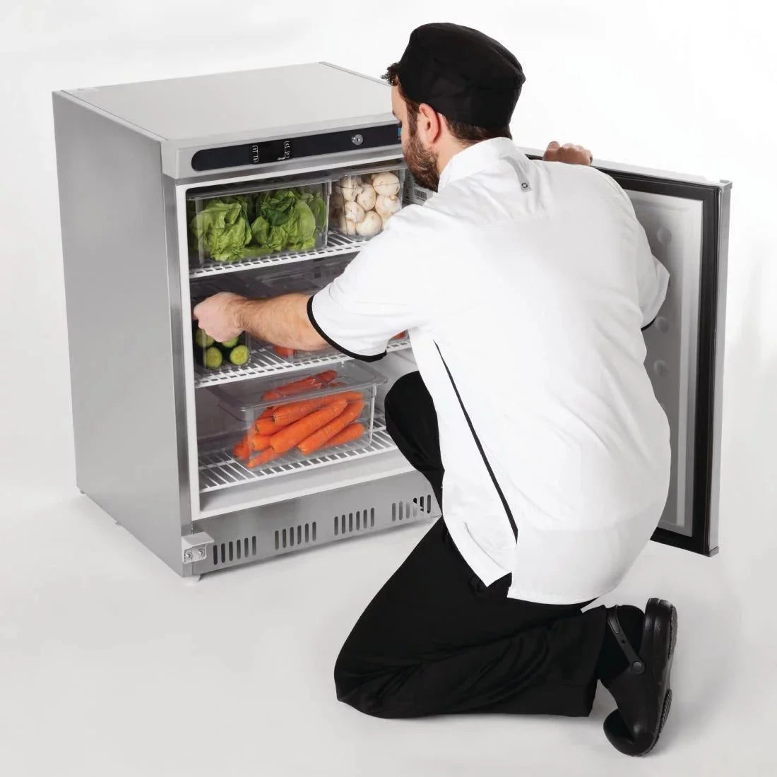 Polar C-Series CD080 Stainless Steel Undercounter Fridge 150Ltr - Cater-Connect Ltd