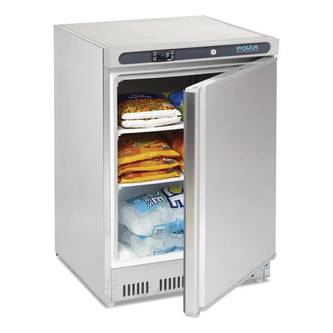 Polar C-Series CD081 Stainless Steel Undercounter Freezer 140Ltr - Cater-Connect Ltd