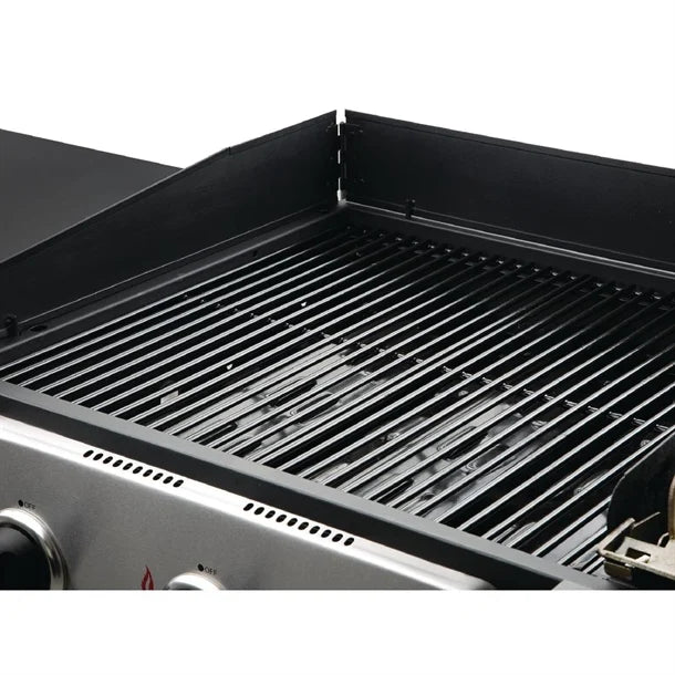 Buffalo 6 Burner CP240 Combi BBQ Grill And Griddle - Cater-Connect Ltd