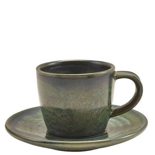 GenWare Terra Porcelain Aqua Green Espresso Cup 9cl/3oz Case Size 6